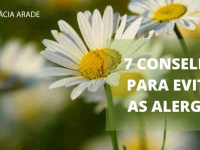 7 CONSELHOS ÚTEIS PARA EVITAR AS ALERGIAS