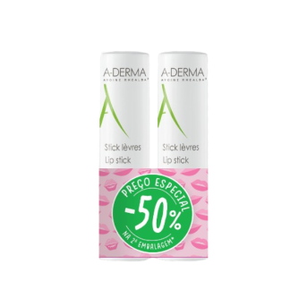 A-Derma Promo Duo Stick Labial 2 x 4g-Farmacia-Arade