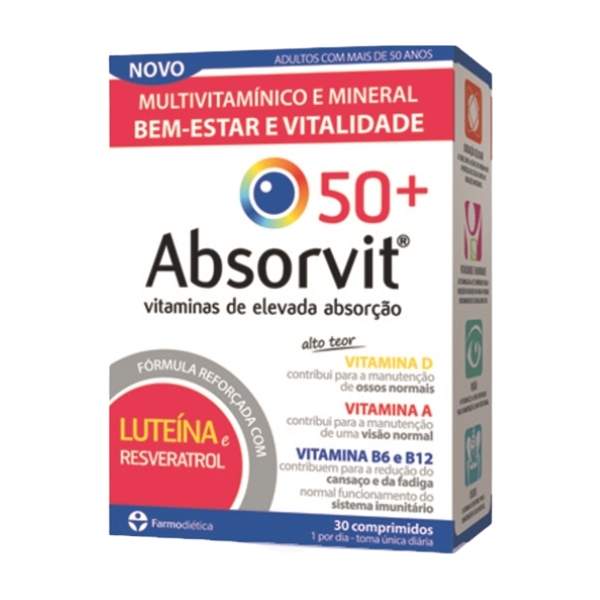 Absorvit 50+-30-Comprimidos-Farmacia-Arade