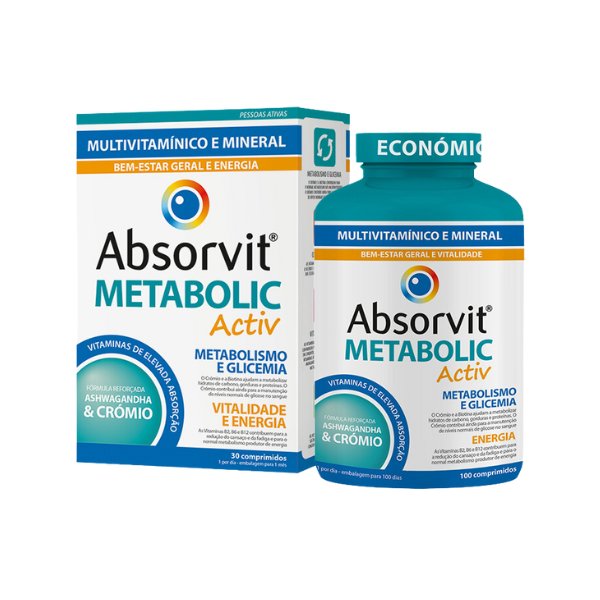 Absorvit Metabolic Activ Comp X30-Farmacia-Arade Absorvit Metabolic Activ Comp X30-Farmacia-Arade