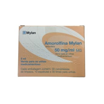 Amorolfina Mylan MG, 50 mgmL-5 mL x 1 verniz-Farmacia-Arade