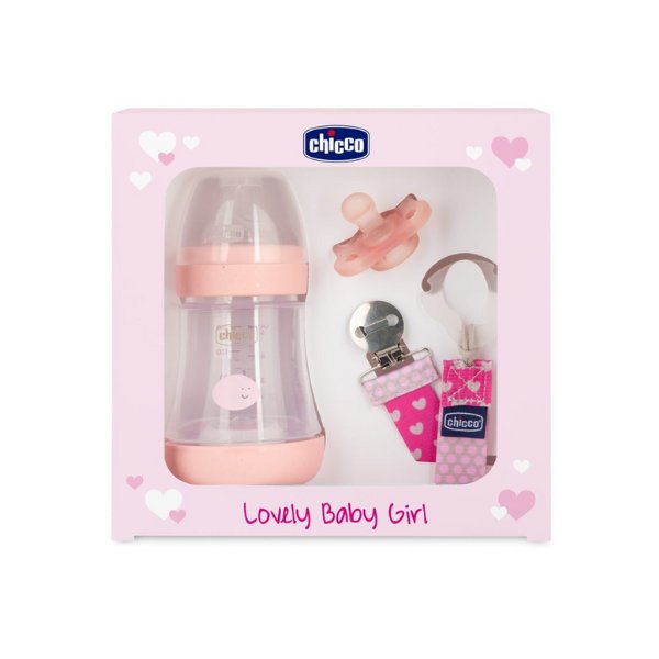 Chicco Lovely Baby Girl Perfect 5 Biberão-Farmacia-Arade