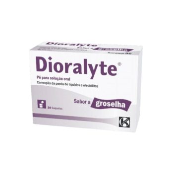 Dioralyte (Sabor Groselha) x 20 saquetas de pó oral-Farmacia-Arade