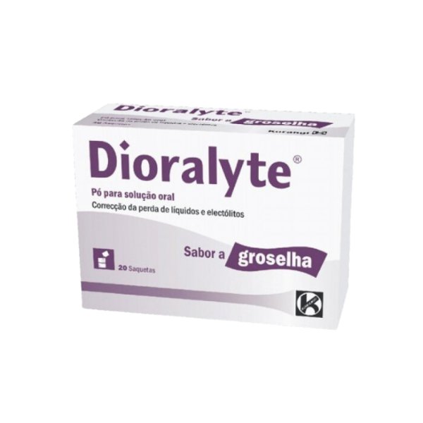 Dioralyte (Sabor Groselha) x 20 saquetas de pó oral-Farmacia-Arade