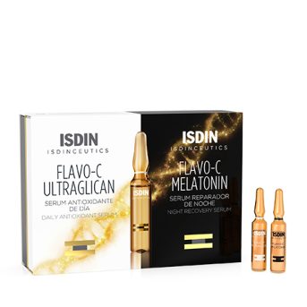 Isdin Isdinceutics Flavo-C Melatonin & Ultraglican 2ml 20 ampolas