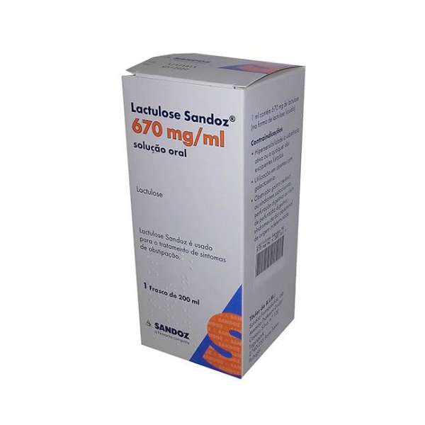 Lactulose Sandoz, 670 mgmL-200mL x 1 sol oral frasco-Farmacia-Arade