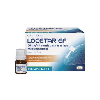 Locetar EF 50 mgml Verniz as unhas medicamentoso Frasco - 1 - 5 ml-Farmacia-Arade