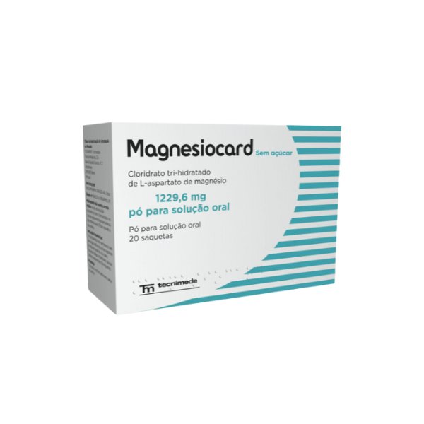 Magnesiocard sem açúcar , 1229.6 mg 20 Saqueta 4 g Po sol oral-Farmacia-Arade