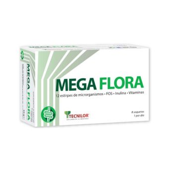 Megaflora Tecnilor Po Saq X8 pó sol oral saq-Farmacia-Arade