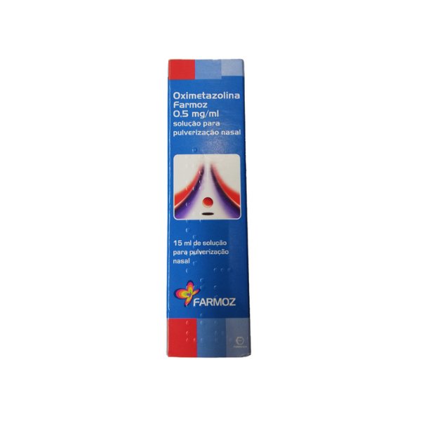 Oximetazolina Farmoz 0.5 mgml sol pulverização nasal Frasco – 1 – 15 ml-Farmacia-Arade
