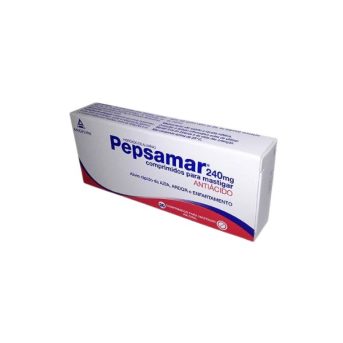 Pepsamar, 240 mg x 20 comprimidos mastigáveis-Farmacia-Arade