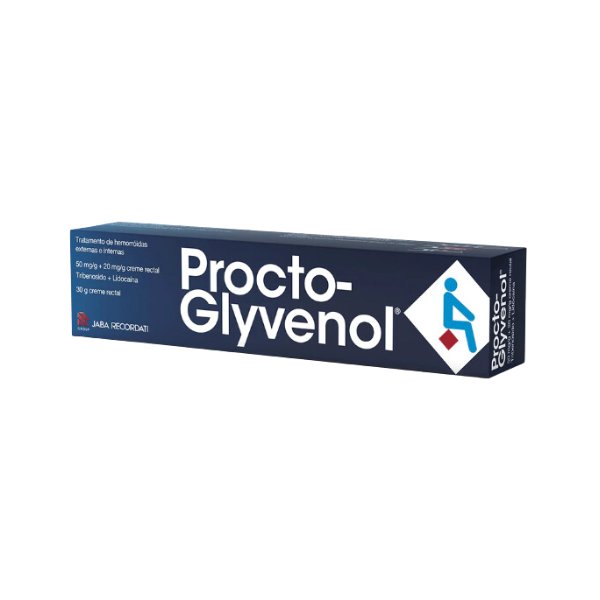 Procto-Glyvenol, 5020 mgg-30 g x 1 creme rect bisnaga-Farmacia-Arade
