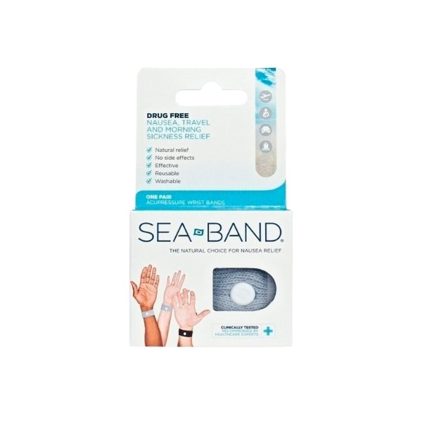 Sea Band Adulto Pulseira Nausea Cinz X 2-Farmacia-Arade