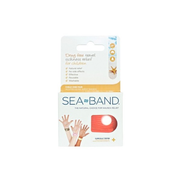 Sea Band Criança Pulseira Náusea Laranja X 2-Farmacia-Arade