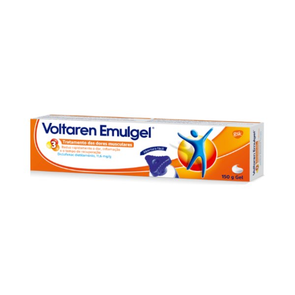 Voltaren Emulgel , 10 mgg Bisnaga 150 g Gel-Farmacia-Arade