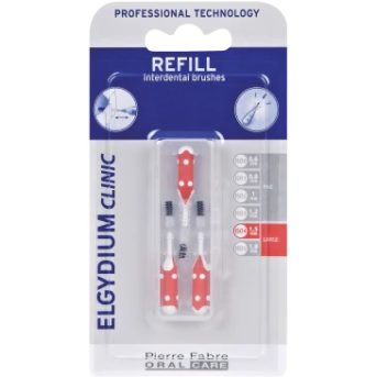 Elgydium Clinic Escovilhão Recarga Vermelho 3 unidades