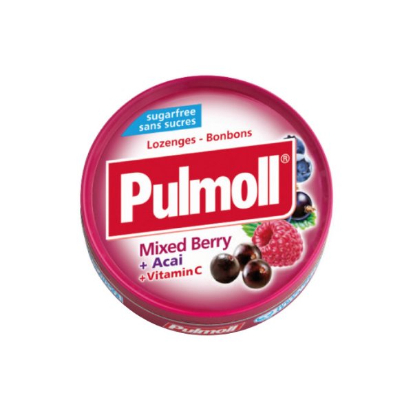 Pulmoll Frutos Silvestres C Pastilhas Sem Açúcar 45G Pulmoll Frutos Silvestres C Pastilhas Sem Açúcar 45G