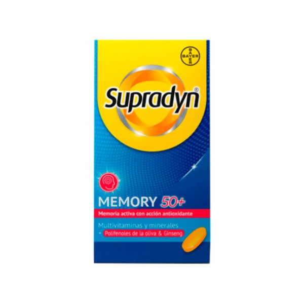 Supradyn-Memory 50+-30-comprimidos Supradyn-Memory 50+-30-comprimidos