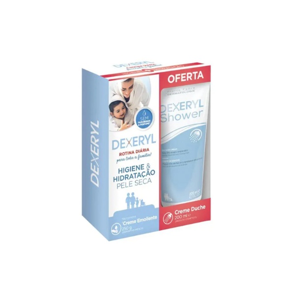 Dexeryl Creme 250Ml + Oferta Creme Duche 200Ml-Farmacia-Arade