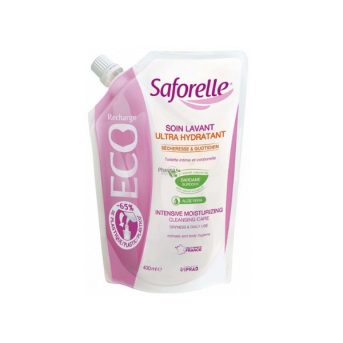 Saforelle Soin Lavante Ultra Hidratante Eco Recarga 400Ml-Farmacia-Arade
