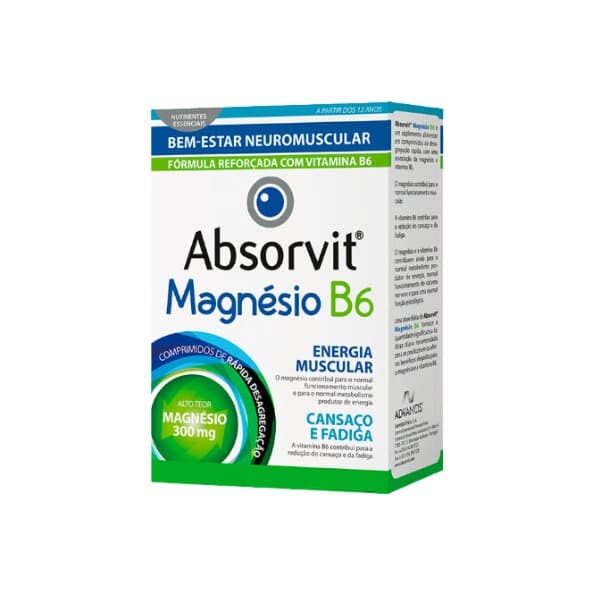 Absorvit Magnesio B6 Comp X180-Farmacia-Arade Absorvit Magnesio B6 Comp X180-Farmacia-Arade