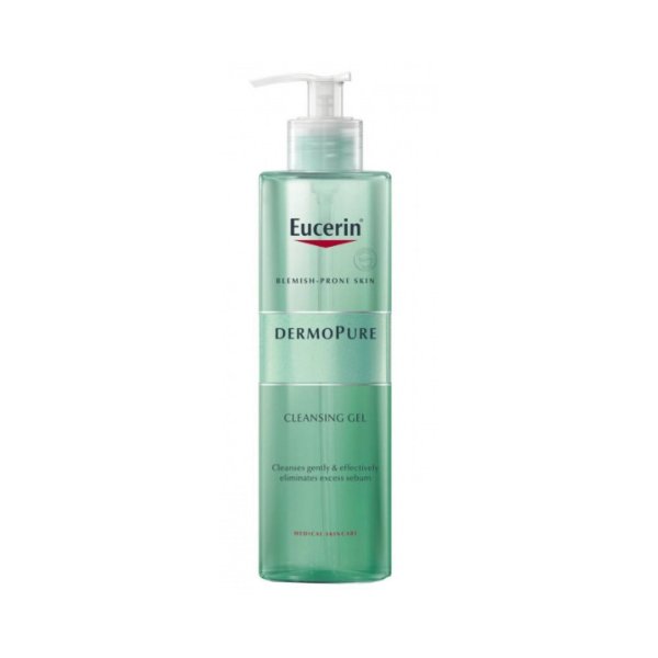 Eucerin Dermopure Oleo Control Gel Limpeza 400Ml-Farmacia-Arade