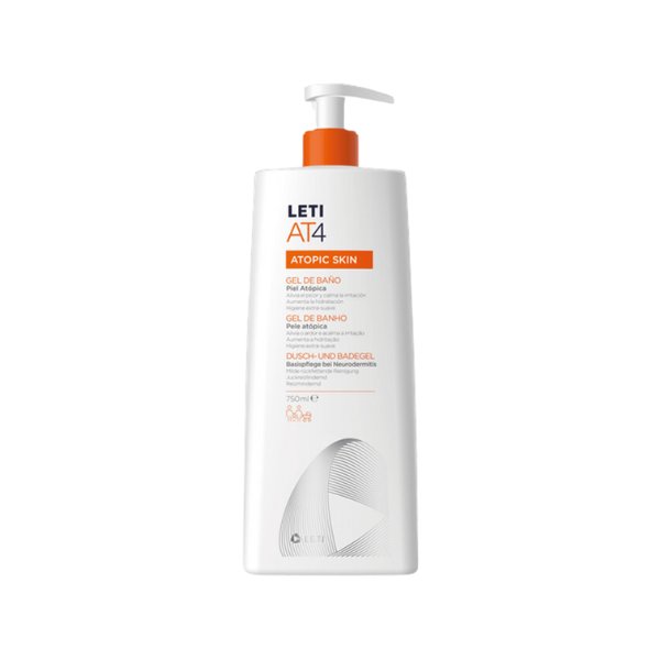 Letiat4 Gel Banho Pele Atópica 750ml-Farmacia-Arade
