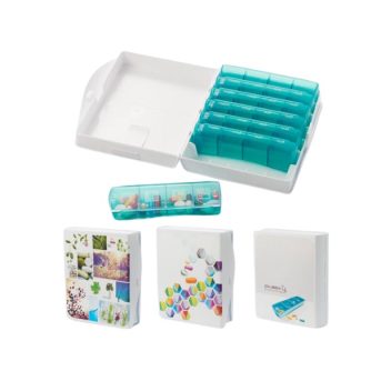 Pilbox Caixa para Comprimidos 7 Dias X4 -Farmacia-Arade