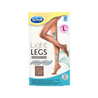Scholl Light Legs Collants Compressão 20den L Pele-Farmacia-Arade