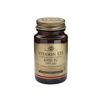 Solgar Vitamin D3-4000 60 Cápsulas-Farmacia-Arade