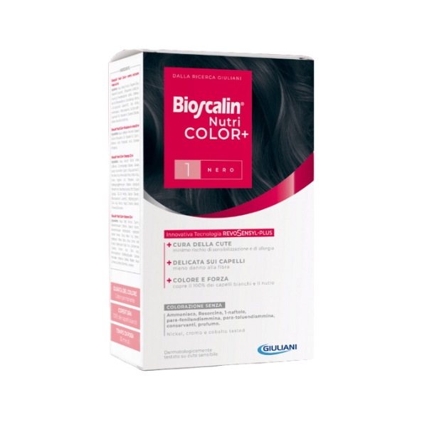Bioscalin Nutri Color+ Perm 1.Preto-Farmacia-Arade