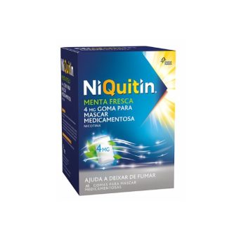 Niquitin Mint 4 mg Goma mascar medicamentos - 30-Farmacia-Arade