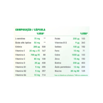 Win Fit Metabolic 30 Cápsulas-Valor-Nutricional-Farmacia-Arade