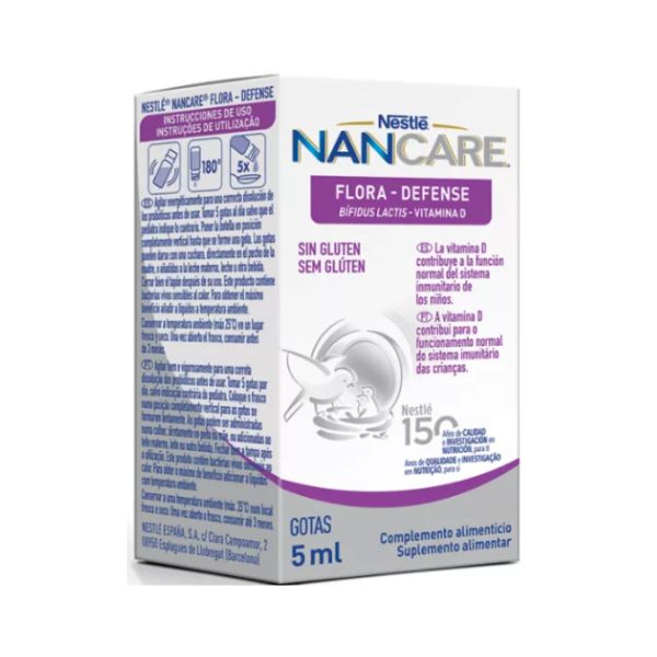 Nancare Flora-Defens-BL-Vit D-Gotas-5ml Nancare Flora-Defens-BL-Vit D-Gotas-5ml