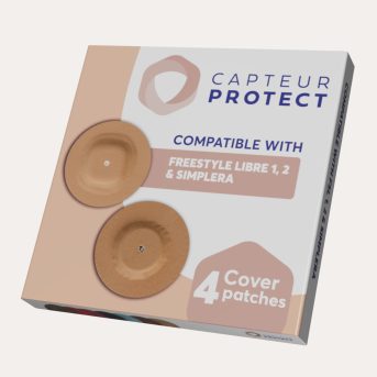 Capteur Protect Cover FLibre Adesivo Bege X4