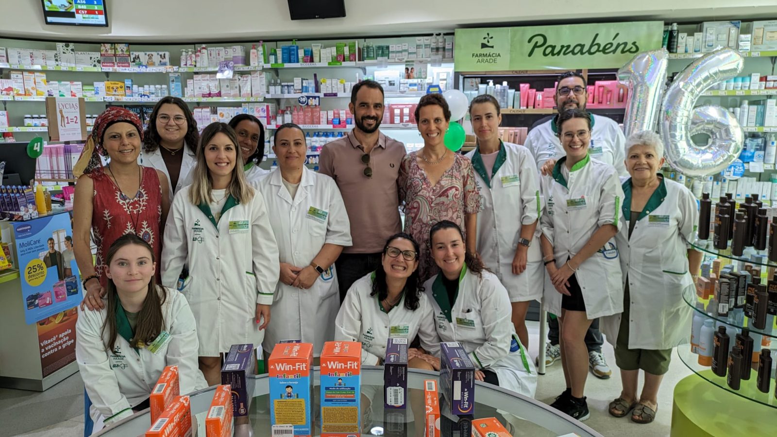 Foto equipa farmácia Arade